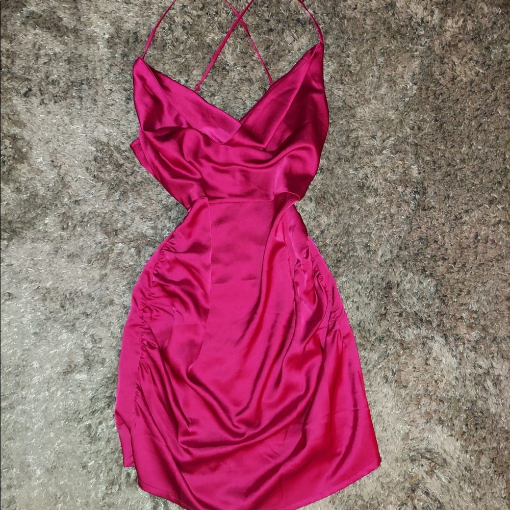 Rasberry Mini Dress